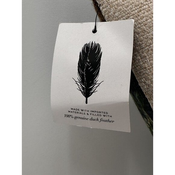 Canaan Western Rodeo Throw Pillow Cotton Blend 20”x20” Duck Feathers Filled - Picture 9 of 12